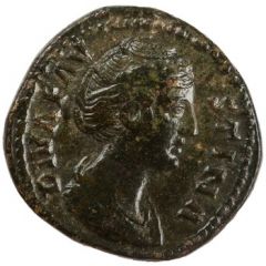 Dupondius - Faustina the Elder AETERNITAS S C, Aeternitas