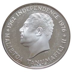 1 Tala - Tanumafili II US Bicentennial, Silver Proof issue