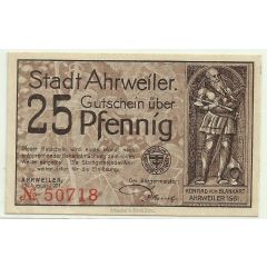 25 Pfennig brown issue
