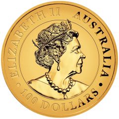 100 Dollars - Elizabeth II 6th Portrait - Australian Wedge-Tailed Eagle - Gold Bullion Coin