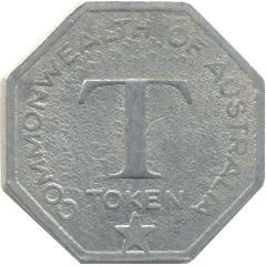 Token - Commonwealth of Australia Tea Only Token - Brisbane & Sydney