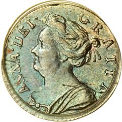 1 Penny - Anne incl. Maundy