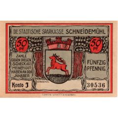 50 Pfennig Sparkasse