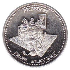 1 oz Silver Johnson Matthey - Freedom From Slavery