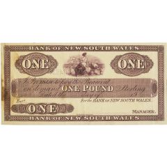 1 Pound Bank of New South Wales