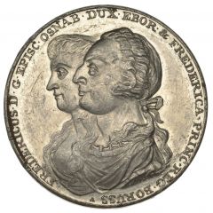 Medal - George III Royal Wedding, white metal