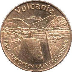 Monnaie de Paris Tourist Token - Vulcania Parc européen du volcanisme - Le cône and la chaîne