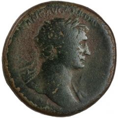 Sestertius - Trajan S P Q R OPTIMO PRINCIPI S C VIA TRAIANA, Via Trajana
