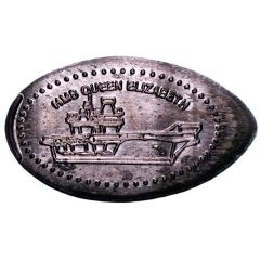 Elongated Coin - HMS Queen Elizabeth