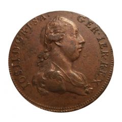 1 Kreuzer - Joseph II, as co-ruler Rézkrajcár