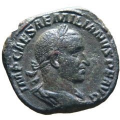 Sestertius - Aemilianus APOL CONSERVAT S C, Apollo