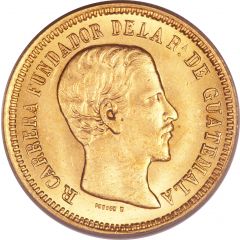 5 Pesos Rafael Carrera