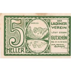 5 Heller Innsbruck, Prv. Ladiner Verein