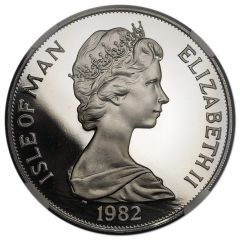 1 Crown - Elizabeth II World Cup - Spain, Platinum Proof