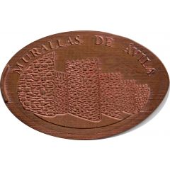 Elongated coin - Walls of Ávila