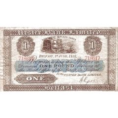 1 Pound Ulster Bank