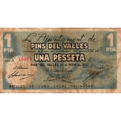 1 Peseta Pins del Vallès