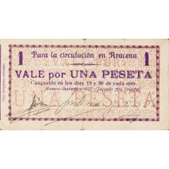 1 Peseta Aracena