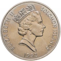 1 Dollar - Elizabeth II 50th Anniversary of the Coral Sea