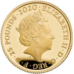 25 Pounds - Elizabeth II James Bond - III, Gold Proof