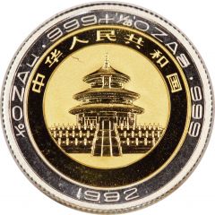 10 Yuan Panda, Bimetallic