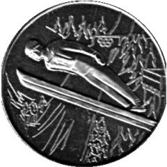 Token - Lake Placid Olympics Ski jumper