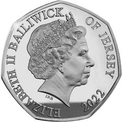 50 Pence - Elizabeth II HMS Victory, at full sail, Silver