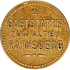 1/2 Liter Bier Gaststätte Zum Alten Rathsberg, Marloffstein