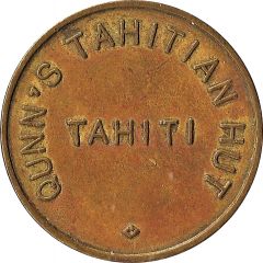 Token - Quinn`s tahitian hut Tahiti