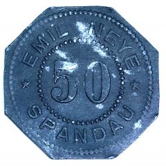 50 Pfennig - Berlin, Spandau Emil Neye