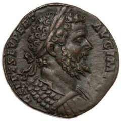 Sestertius - Septimius Severus PART ARAB PART ADIAB COS II P P S C