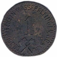 1 Pfennig Consumverein Wasseralfingen