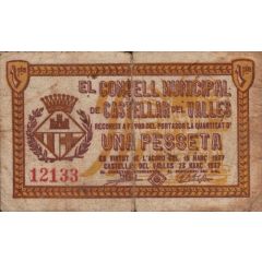 1 Peseta Castellar del Vallès