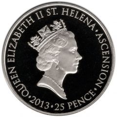 25 Pence - Elizabeth II Garter Day