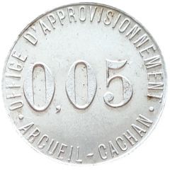 0.05 Franc - Office d’approvisionnement Arcueil-Cachan