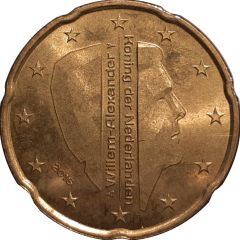 20 Euro Cents - Willem-Alexander 2nd map