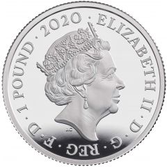 1 Pound - Elizabeth II James Bond - III, Silver Proof