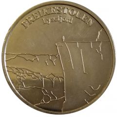 Norwegian Heritage Collectors Coin - Preikestolen Lysefjord