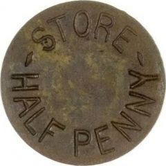 1/2 Penny West Caicos Sisal Company