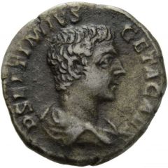 Denarius - Geta, Septimius Severus, and Caracalla PONTIF COS II