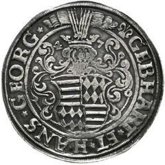1 Thaler - Gebhard VII and John George I