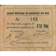 0.50 Pesetas Castellfollit del Boix