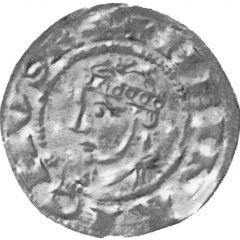 Denier - Henry IV Duisburg mint, cross