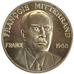 Token - Elections présidentielles de mai 1988 - Mitterrand