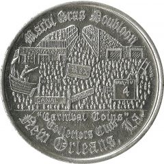 Mardi Gras Doubloon - Louisiana Festival Queens at the Washington Ball New Orleans, Louisiana