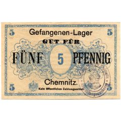 5 Pfennig Gefangenen-Lager