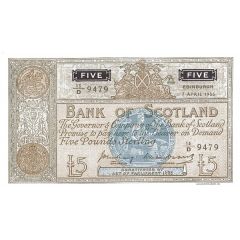 5 Pounds Bank of Scotland
