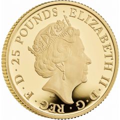 25 Pounds - Elizabeth II Seymour Panther, Gold Proof