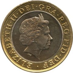 2 Pounds - Elizabeth II 4th portrait, Games in Scotland