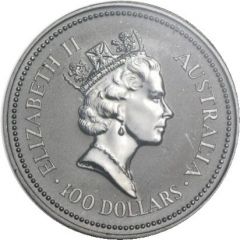100 Dollars - Elizabeth II 3rd Portrait - Koala - Platinum
